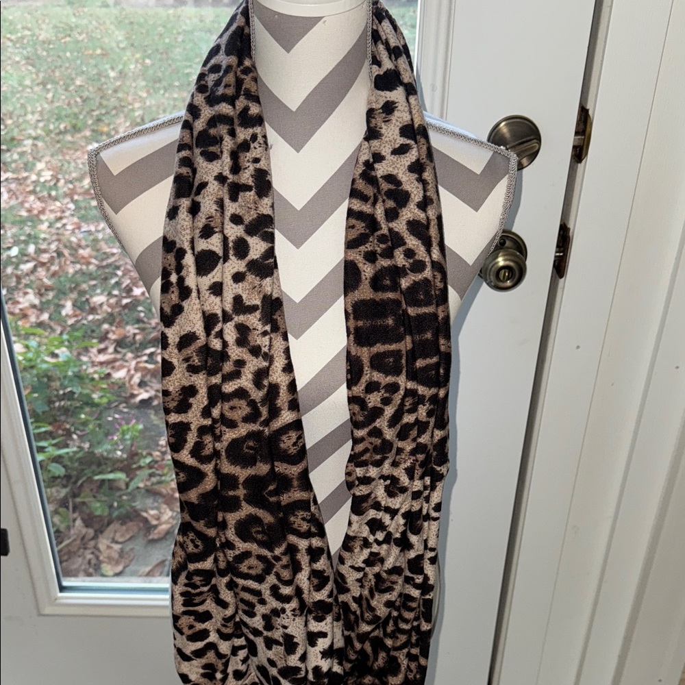 Leopard Print Scarf